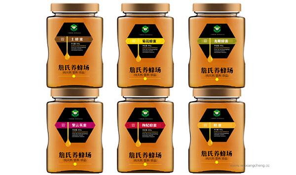 詹氏養(yǎng)蜂場蜂蜜產(chǎn)品包裝整合設(shè)計