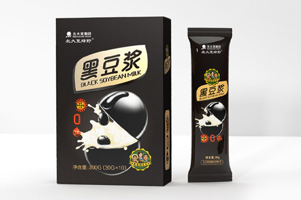 北大荒豆?jié){粉包裝設(shè)計(jì)落地