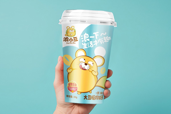 《浪小豆》大豆粉包裝設計推廣